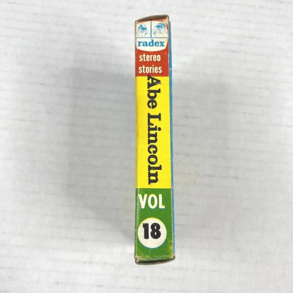 Vintage Radex Stereo Stories Views Film‎ Cards 3D Abe Lincoln Presidents Vol 18